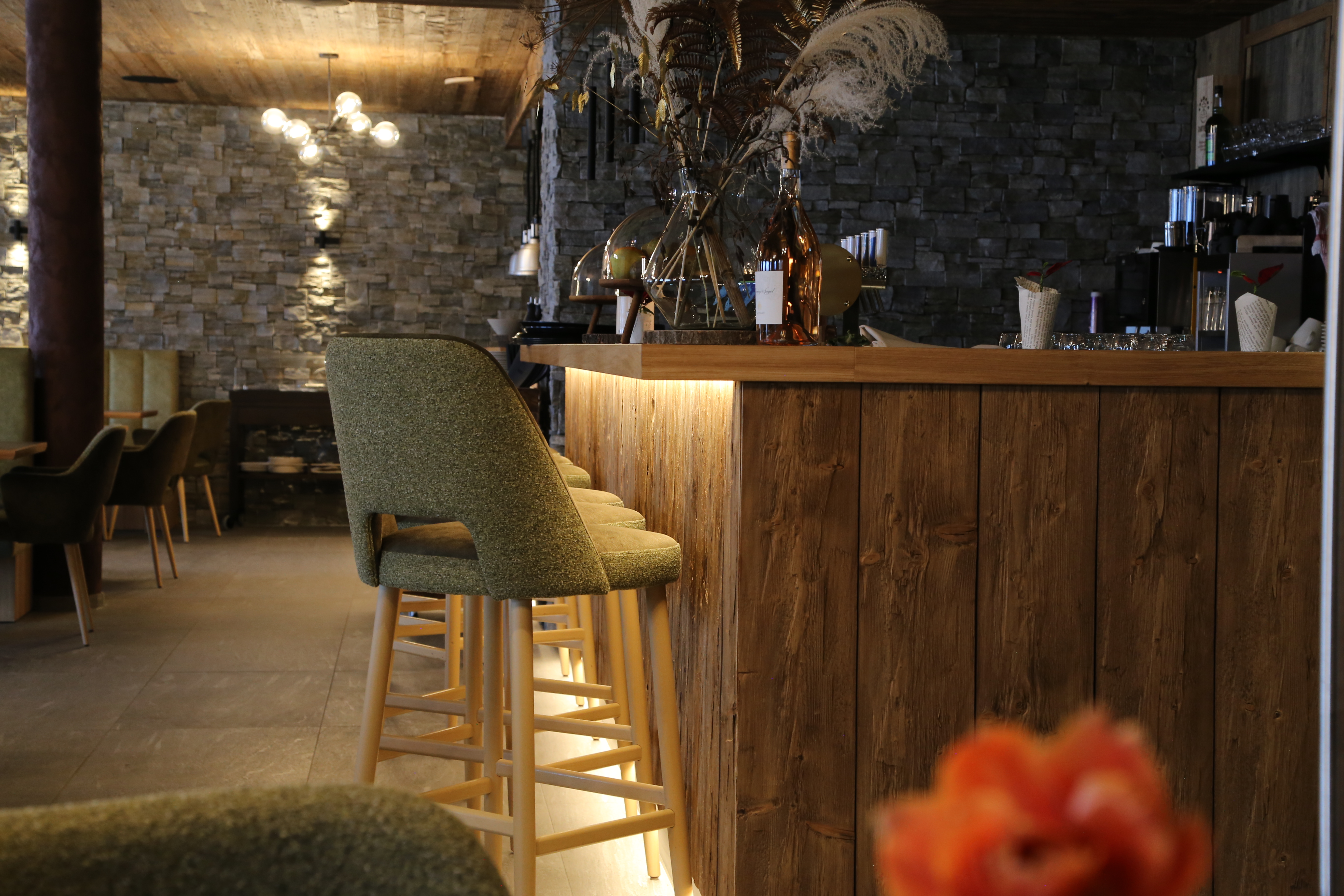 Face de bar led